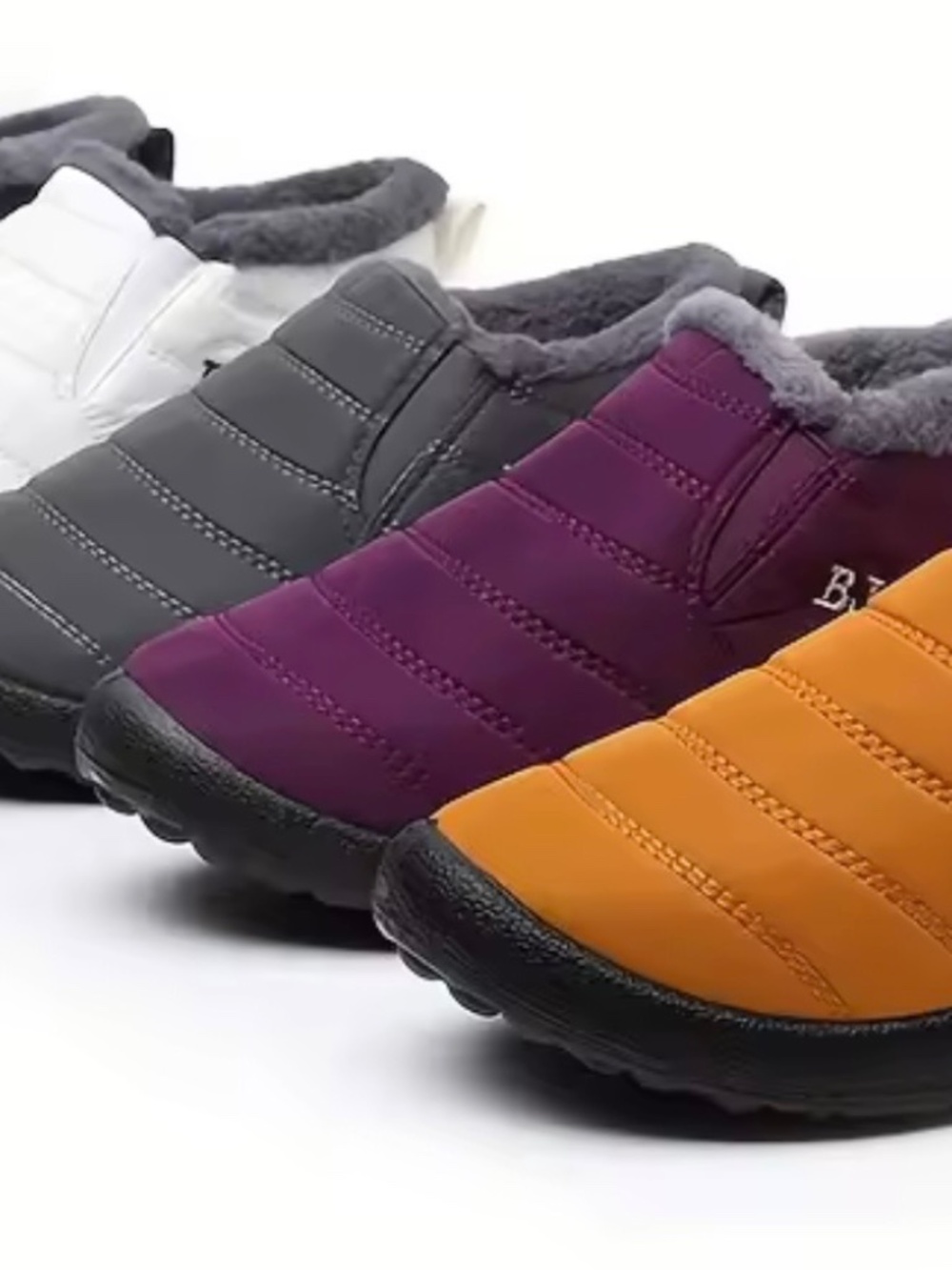 Warm Snow Boots for Women Men Slip Resistant Thick Sole Arctic Insulation Round